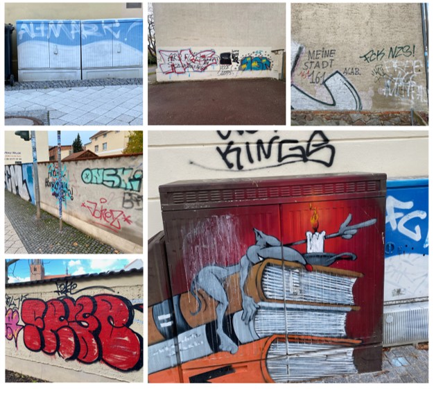 Graffiti in Stendal – gesprühte Botschaften und Selbst-Adressierungen